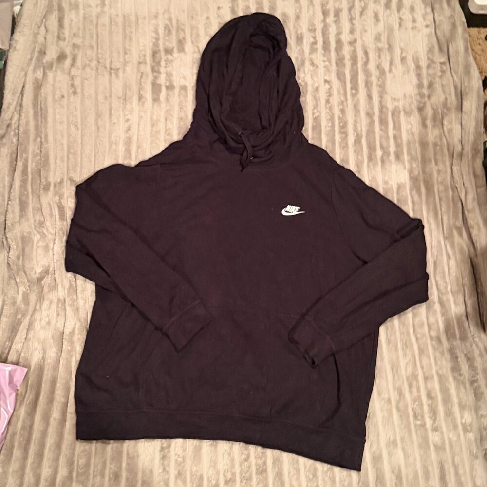 Nike Sportswear Essentials Women's Black Pullover Hoodie Plus Size 1X